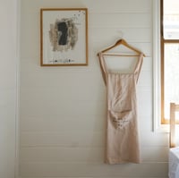 Image 1 of clay linen apron