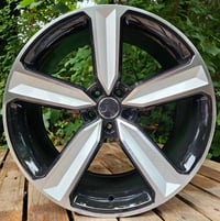 18" RS4D STYLE ALLOY WHEELS FITS 5X112 ET40 BLACK SILVER MF