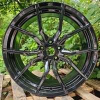18" RS3 STYLE ALLOY WHEELS FITS FORD 5X108 ET45 BLACK