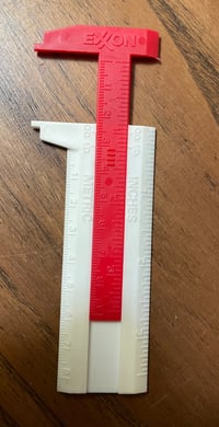 Vintage Exxon Measuring Thingy