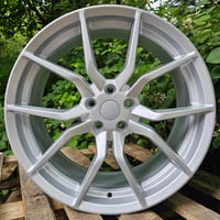18" RS3 STYLE ALLOY WHEELS FITS FORD 5X108 ET45 SILVER