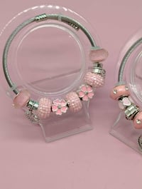 Image 9 of 2pc Blossom & Heart Harmony Bracelet Stack