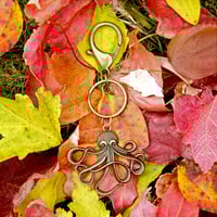 Image 2 of Octopus Keychain/Purse-Charm - Antique Bronze