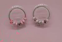 Image 5 of 2pc Pink Skull Society Bracelet Stack