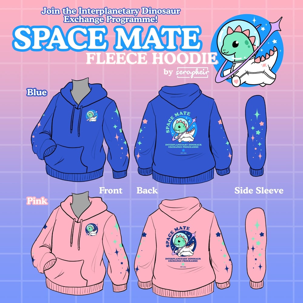 Image of SPACE MATE 🌠 Fleece Hoodie