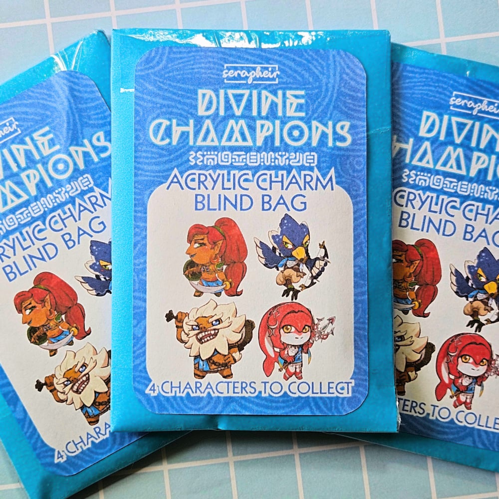 Image of CHARM BLIND BAG - BOTW Divine Champions