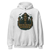 Image 12 of Pirate’s Pride Unisex Hoodie – Brackish Wooder Cornhole Edition