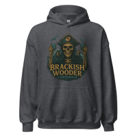 Image 3 of Pirate’s Pride Unisex Hoodie – Brackish Wooder Cornhole Edition
