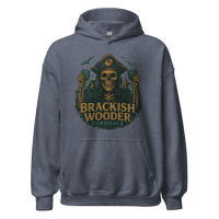 Image 5 of Pirate’s Pride Unisex Hoodie – Brackish Wooder Cornhole Edition