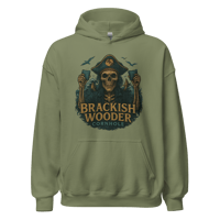Image 8 of Pirate’s Pride Unisex Hoodie – Brackish Wooder Cornhole Edition
