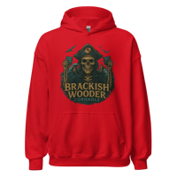 Image 1 of Pirate’s Pride Unisex Hoodie – Brackish Wooder Cornhole Edition