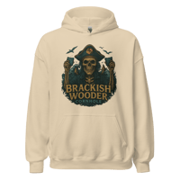 Image 11 of Pirate’s Pride Unisex Hoodie – Brackish Wooder Cornhole Edition