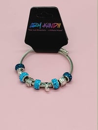 Image 1 of Wild Blue Charm Bracelet