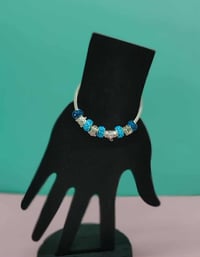 Image 4 of Wild Blue Charm Bracelet