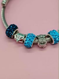 Image 6 of Wild Blue Charm Bracelet