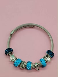 Image 7 of Wild Blue Charm Bracelet