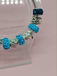 Image 2 of Wild Blue Charm Bracelet