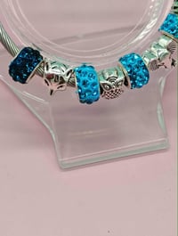 Image 8 of Wild Blue Charm Bracelet