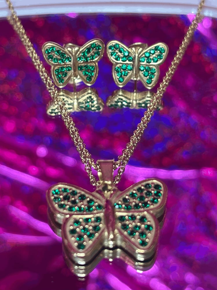 Image of Green Butterfly / Mariposa Verde 