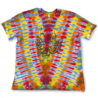 Image 1 of Trash Tie-Dye: 2XL Multi-Color Stripes