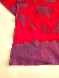 Image 5 of Scarlet and Plum Felted Wool Scarf