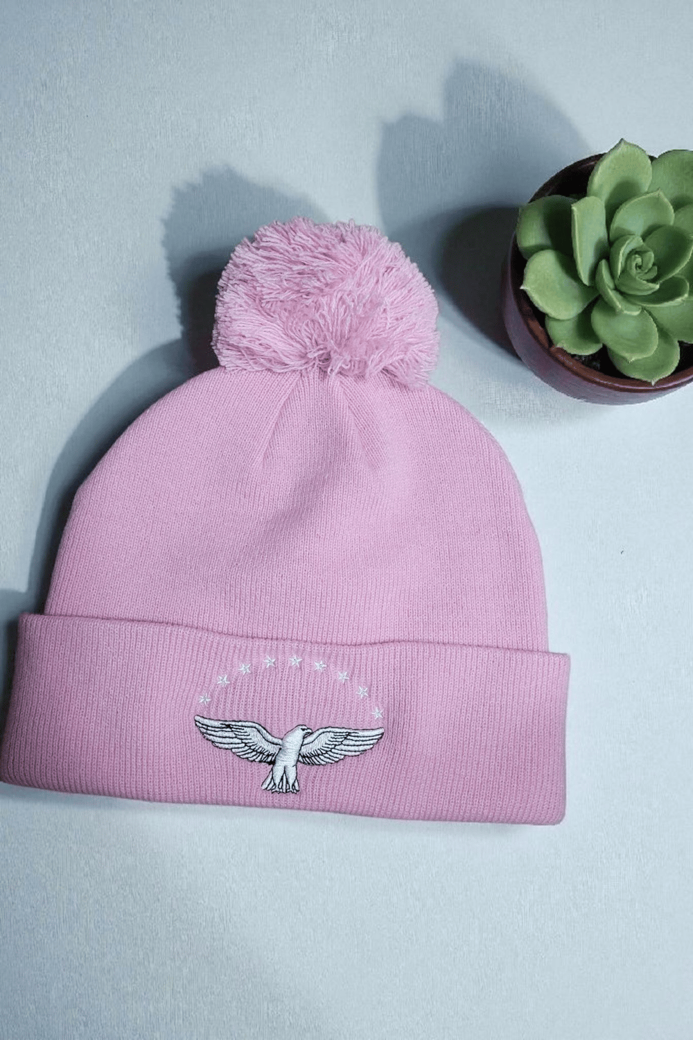 The Pink Pom Pom Beanie