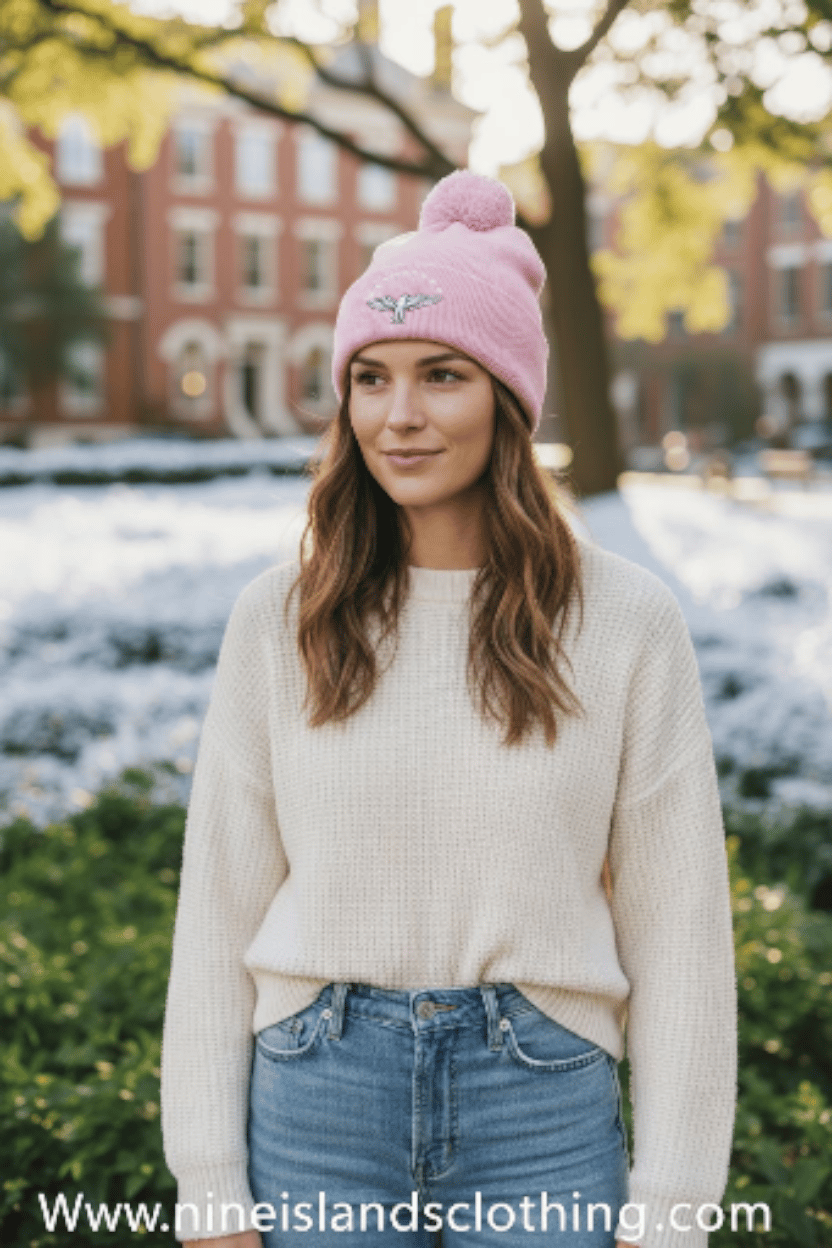 The Pink Pom Pom Beanie