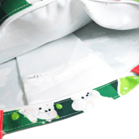 Image 2 of Melon Soda Hamster Zipper Tote Bag