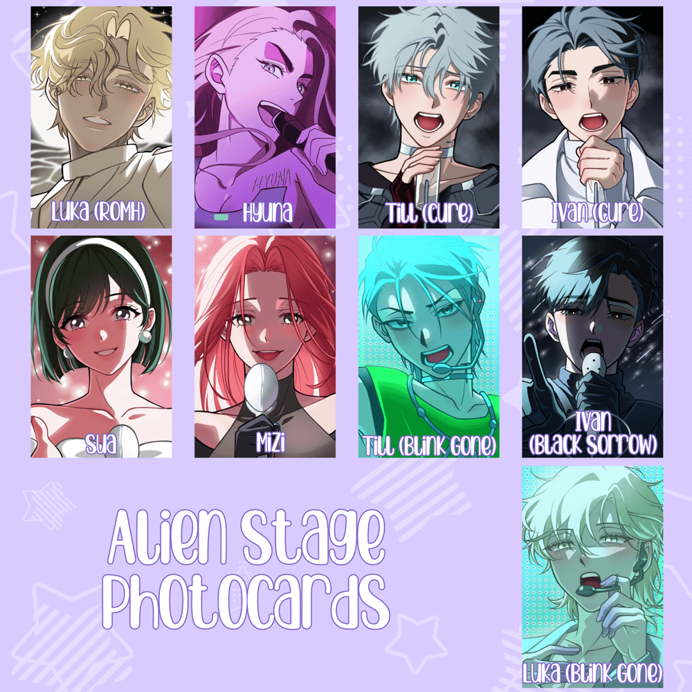 Image of Alien Stage Photocards