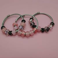 Image 8 of Blush & Noir 3pc Bracelet Stack