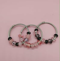 Image 2 of Blush & Noir 3pc Bracelet Stack