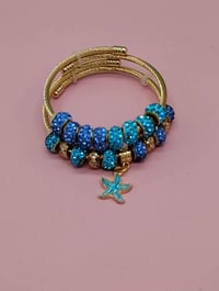 Image 3 of 2pc Oceanic Sapphire Bracelet Stack