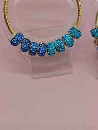 Image 7 of 2pc Oceanic Sapphire Bracelet Stack