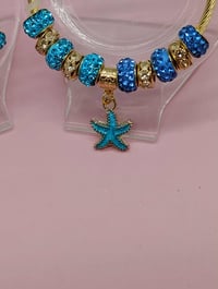 Image 8 of 2pc Oceanic Sapphire Bracelet Stack