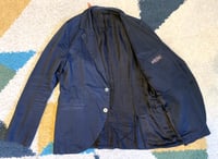 Image 3 of Geoffrey B Small handmade cotton blazer, made in Italy, fits M