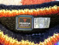 Image 3 of Chamula Monitaly yuketen hand woven merino sweater, made in Mexico, M