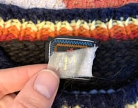 Image 8 of Chamula Monitaly yuketen hand woven merino sweater, made in Mexico, M