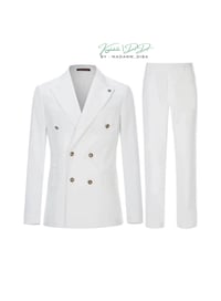 Image 1 of Men's Slim Fit 2 Piece Suit Tuxedo Suits Blazer & Pants Set