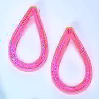 Image 1 of Selenium Pink Rain Stud Earrings - Mega