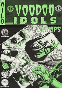 Image 2 of the CRAMPS - "Voodoo Idols" 7" EP (Pale Yellow Vinyl) 