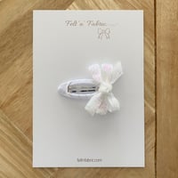 Glittery Velvet snap clip