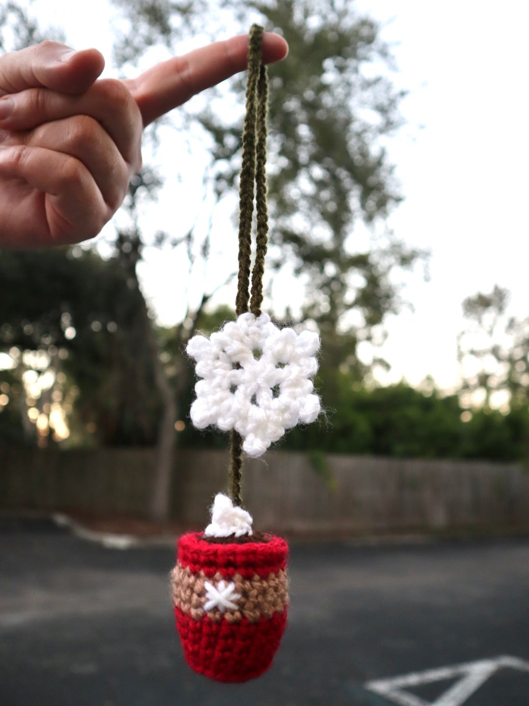 Image of Christmas Coffee Hanging Charm