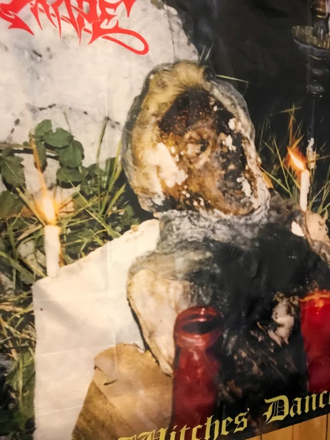 (PRE-ORDER) Mortuary Drape - All the Witches Dance 3x3ft or 4x4ft