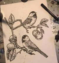 Image 3 of Hand Drawn Black and White Portraits