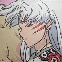 Sesshomaru Acrylic Painting 
