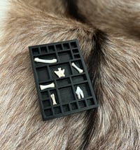 Image 2 of Reliquary (with cat tooth, cat tail vertebrae and cat metatarsal)