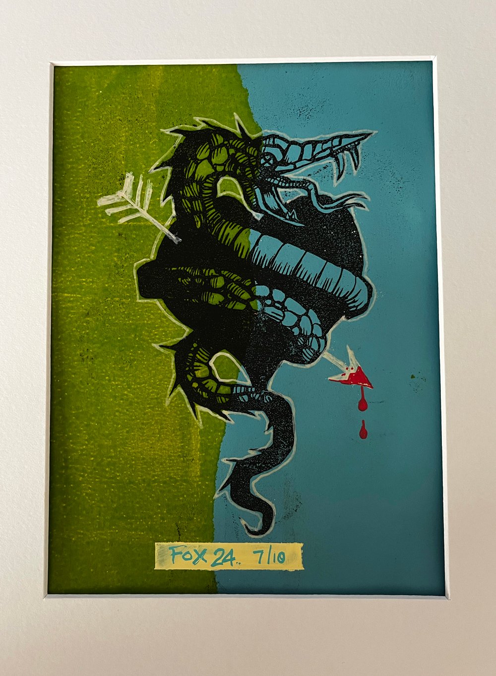 Image of Betrothed To The Serpent 07 Gell Print