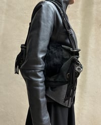 Image 6 of GUNMETAL LEATHER JACKET