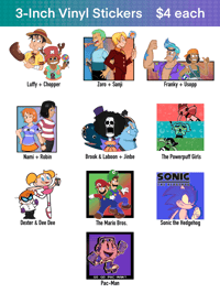 Image 1 of Vinyl Stickers — 3”  (Choose a Design)