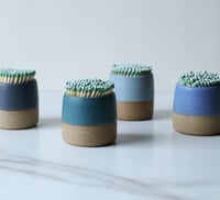 Image 2 of Match striker, speckled stoneware